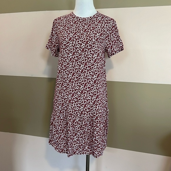 Loft Floral Flounce Swing Dress - Picture 1 of 4